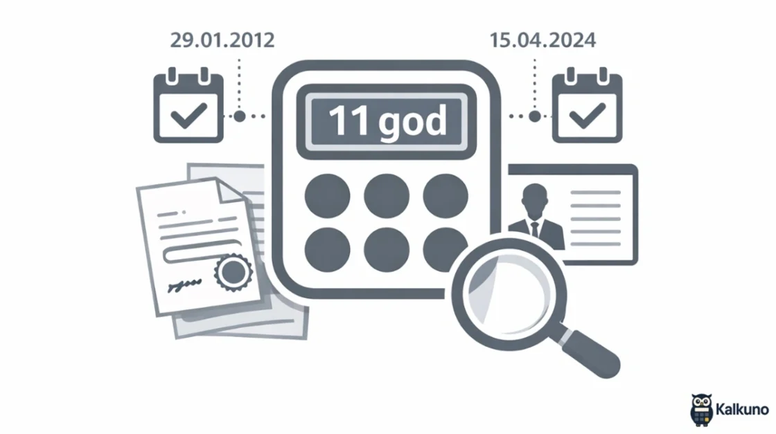 Kalkulator radnog staža